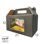 جعبه ترحیم مشکی پنجره دار