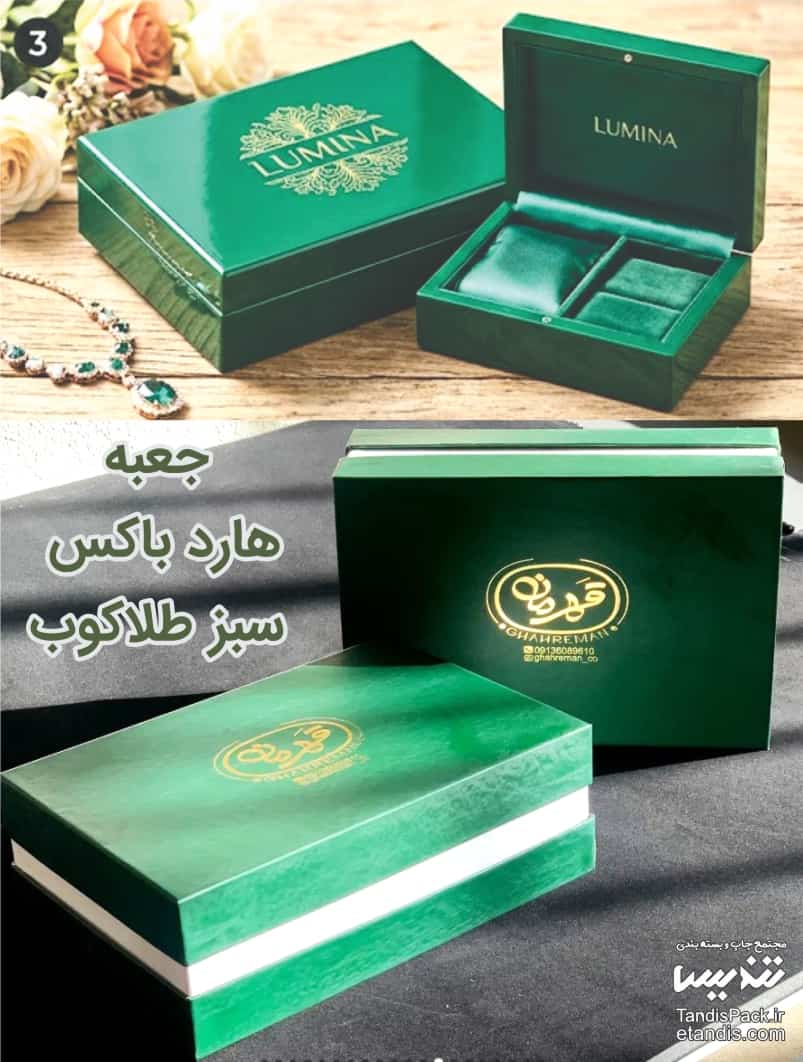 خرید هارد باکس 13 جعبه هارد باکس سبز طلاکوب
