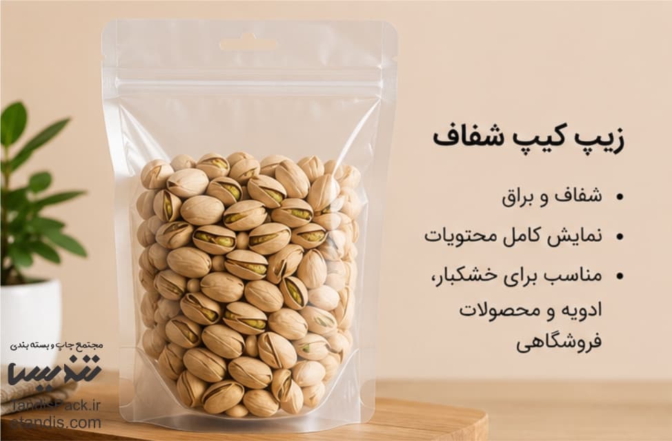 خرید زیپ کیپ 4 زیپ کیپ شفاف