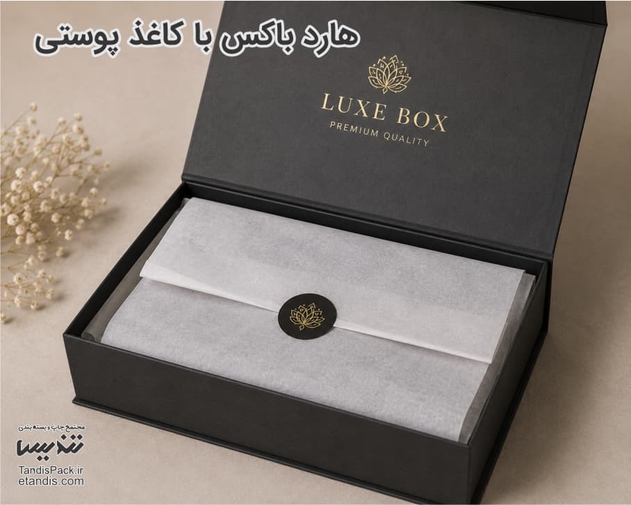 خرید هارد باکس 25 هارد باکس با کاغذ پوستی