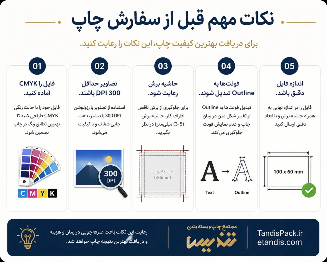 نکات مهم طراحی