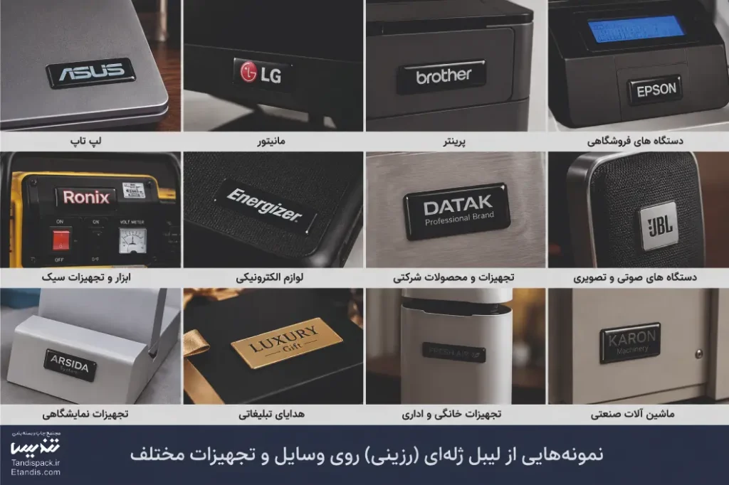 لیبل اموال ژله ای 4 لیبل ژله_ای روی چه وسایلی استفاده می_شود؟