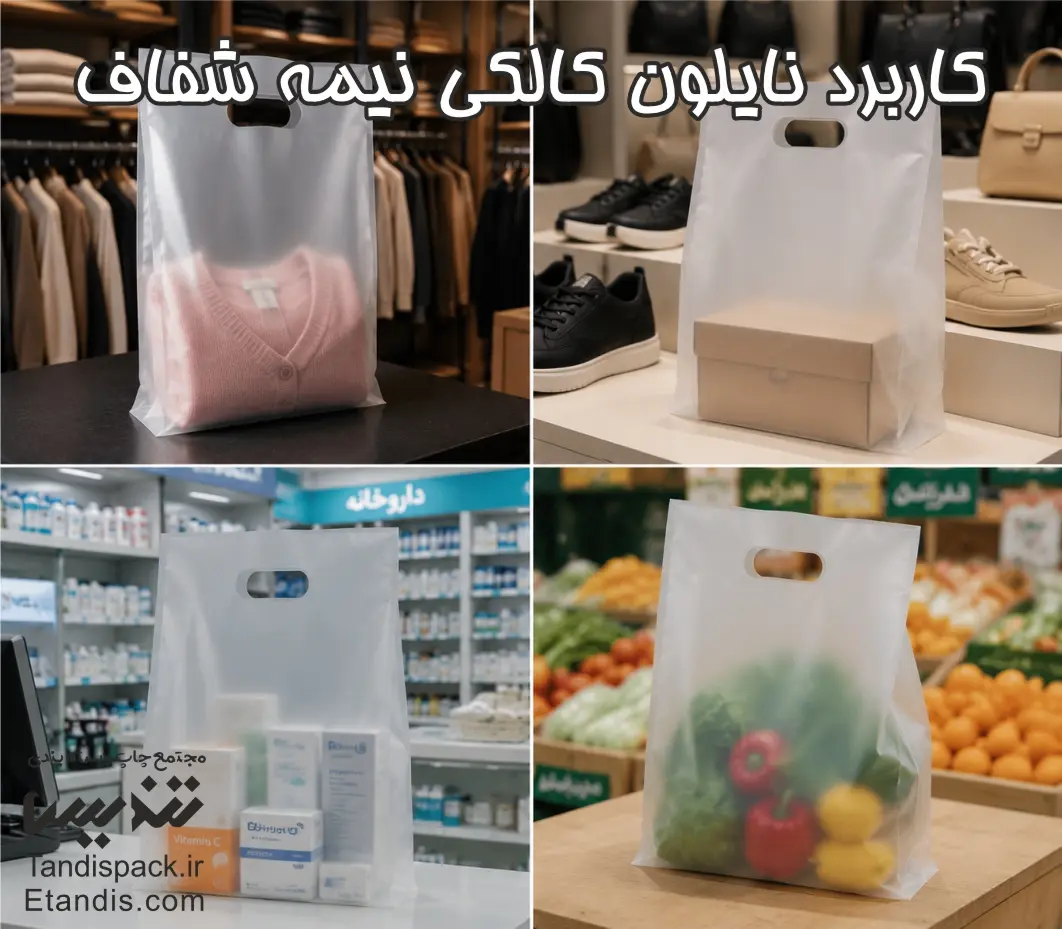 کاربرد نایلون کالکی نیمه شفاف